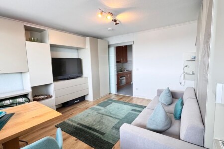 Foto 4 Ferienwohnung Ostfriesland Sylt 3-46, Haus Sylter Welle, Blick zur Westerländer Innenstadt (Objekt 71647) buchen