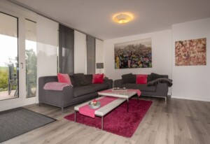 089 Fewo Skyline, direkte Strandlage, Blick auf den Hafen