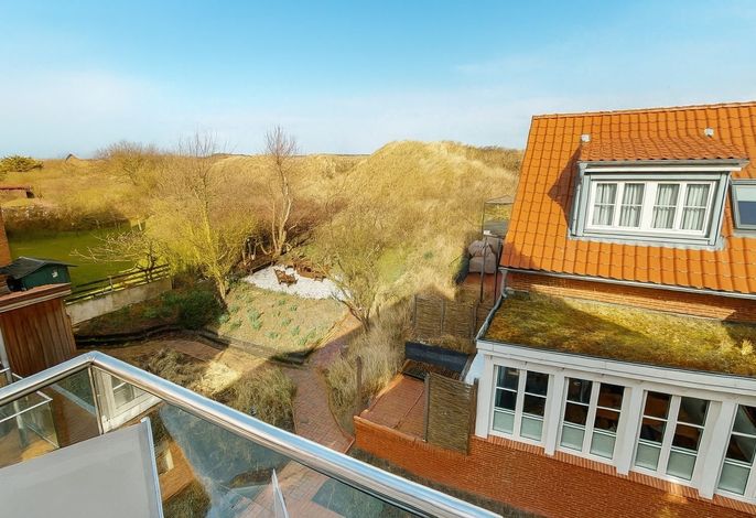 Sonnendüne Juist  Ferienwohnung mit Balkon & Dünenblick