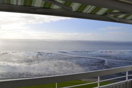 Foto 1 Ferienwohnung Ostfriesland Dithmarschen Hochhaus - Appartement Kuk mit Meeresblick (Objekt 70243) buchen