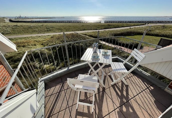 An Bord im Strandtuun auf Baltrum
