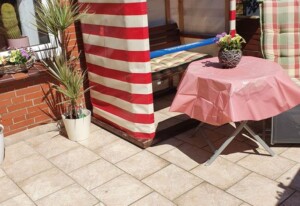 Apartment mit Terrasse am Südstrand