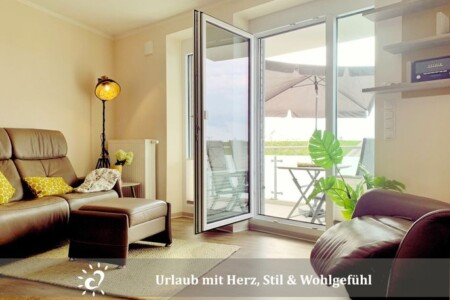 Foto 4 Ferienwohnung Ostfriesland Zwischen Elbe und Weser Ferienwohnung  Deichkind de BAAB Nordseeluft vom Balkon aus schnuppern (Objekt 95976) buchen
