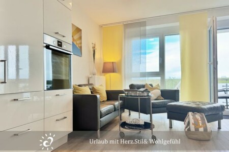 Foto 5 Ferienwohnung Ostfriesland Zwischen Elbe und Weser de Twargbutt Nordseeluft vom Balkon aus schnuppern (Objekt 96492) buchen