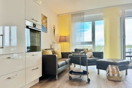 Foto 4 Ferienwohnung Ostfriesland Zwischen Elbe und Weser de Twargbutt Nordseeluft vom Balkon aus schnuppern (Objekt 101138) buchen