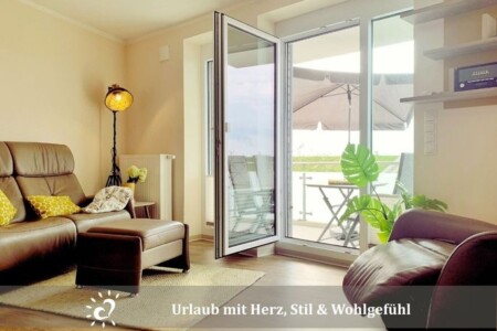 Foto 1 Ferienwohnung Ostfriesland Zwischen Elbe und Weser Ferienwohnung  Deichkind de BAAB Nordseeluft vom Balkon aus schnuppern (Objekt 101135) buchen