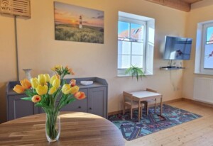 Ferienwohnung Nordseeperle mit eingezäunten Garten ,Haustier erlaubt
